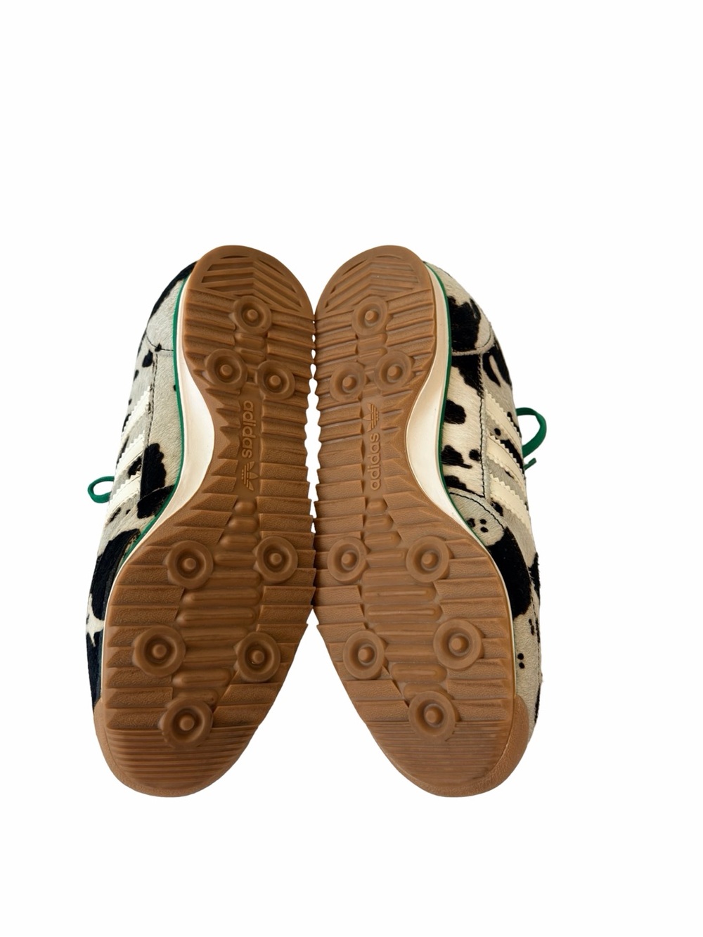 adidas Women's Cow-Print Samba Sneakers in Black, White & Green NEVER WORN - Picture 6 of 10
